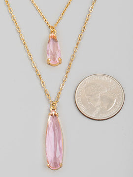 Crystalline Charm Layered Necklace