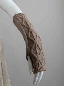 Aran Soft Knitted Arm Warmer