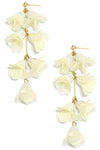 Chiffon Flora Dangle Earrings