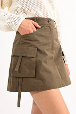 Alfie Cargo Pocket A Line Skirt