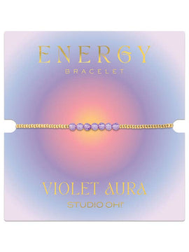 Violet Aura Energy Bracelet