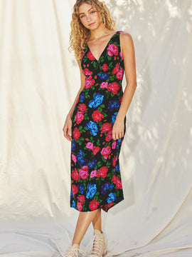 Parker V Neck Midi Dress
