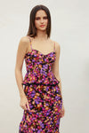Eclipse Floral Peplum Dress