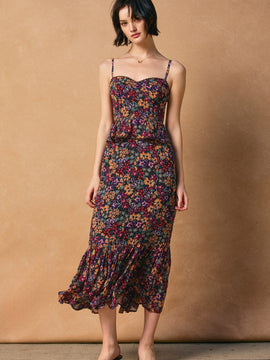 Bloom Pop Ruffled Dress