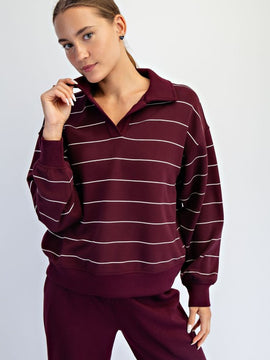 Mika Scuba Polo Sweatshirt