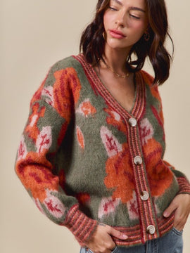 Madison Floral Cardigan