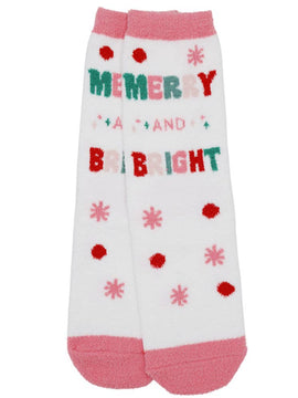 All The Cheer Fuzzy Socks