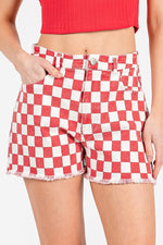 Grand Slam Checkered Shorts