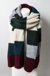Collegiate Rib Knit Scarf