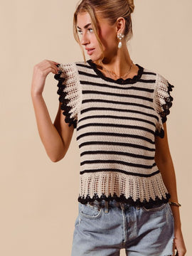 Tango Knit Sleeveless Top