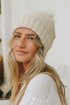 Peachy Beanie with Fur Lining