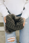 Peachy Beanie with Fur Lining