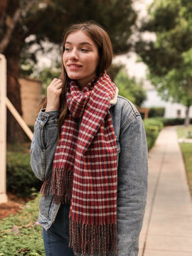 Station Plaid Scarf