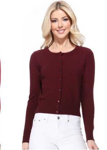 Ray Tonal Button Cardigan