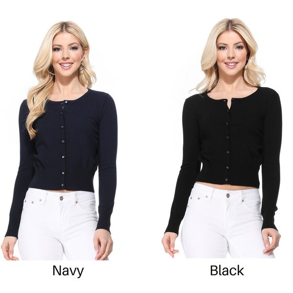 Ray Tonal Button Cardigan