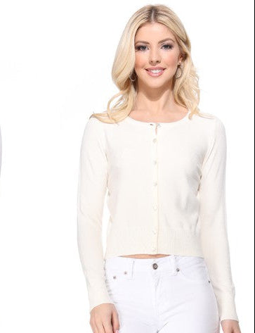 Ray Tonal Button Cardigan
