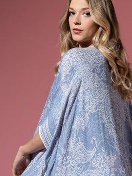 Moonshadow Paisley Kimono