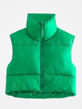 Lisa Cropped Puffer Vest