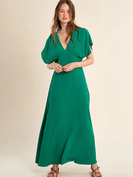 Louella Blouson Maxi Dress