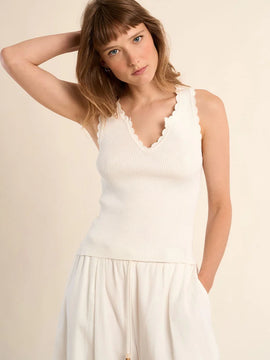 Seebee Scalloped Tank
