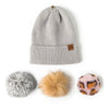 Snap It Mix & Match Pom Beanie