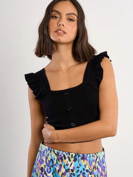 Lilian Ruffle Tank