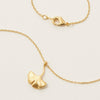 Ginko Leaf Gold Plated Necklace