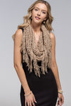 Sammy Netted Boucle Scarf