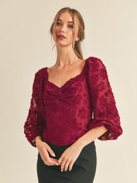 Alyssa Twist Front Blouse