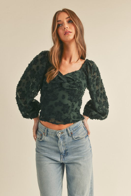 Alyssa Twist Front Blouse