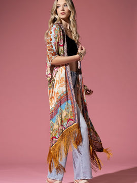 Cairo Fringe Kimono