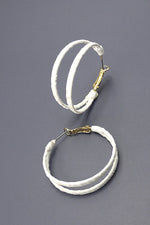 Nadal Raffia Wrapped Earrings