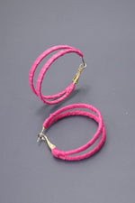 Nadal Raffia Wrapped Earrings