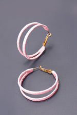 Nadal Raffia Wrapped Earrings