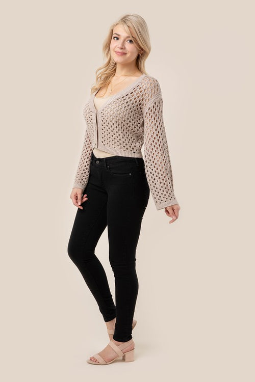 Gina Crochet Cardigan