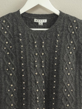 Caplan Rhinestone Sweater