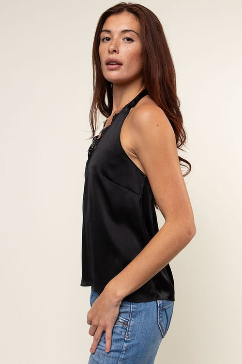 Starlene Lace Halter Top