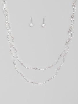 Marlen Textured Weave Necklace
