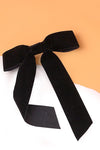 Kelsey Velvet Bow Barrette