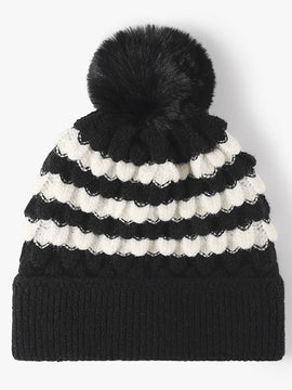 Fur Ball Pom Pom Hat