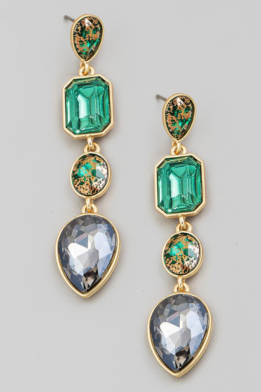 Colorful Gems Earrings