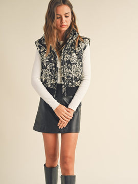 Caitlin Floral Vest