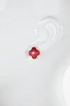 Faceted Clover Studs