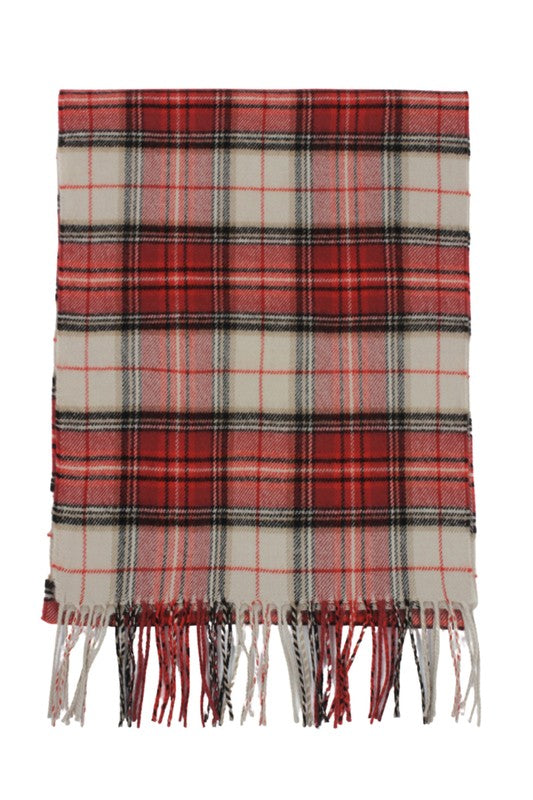 Davina Plaid Scarf