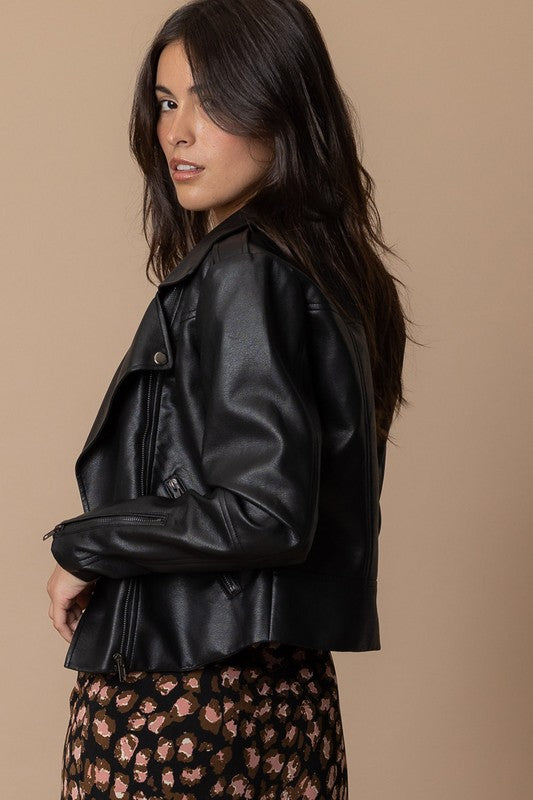 Kourtney Vegan Moto Jacket