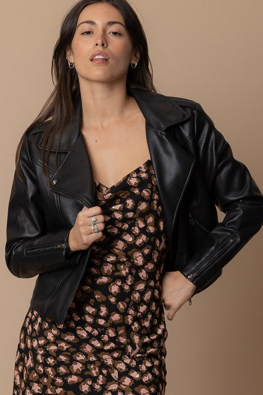 Kourtney Vegan Moto Jacket