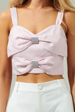 Lina Bow Crop Top