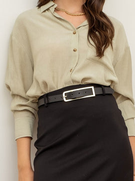 Varino Textured Button Down Top