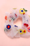 Janie Floral Scrunchies