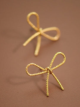Ropey Bow Earrings